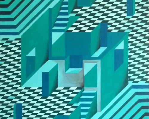 Green-stairs Peter Nagy